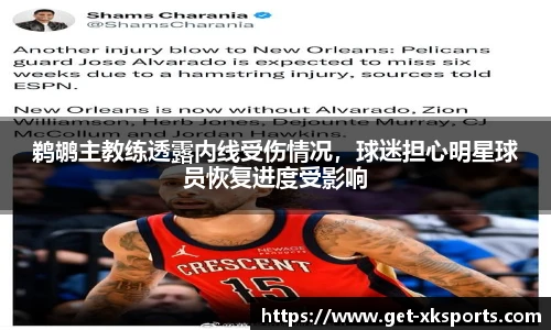 鹈鹕主教练透露内线受伤情况，球迷担心明星球员恢复进度受影响